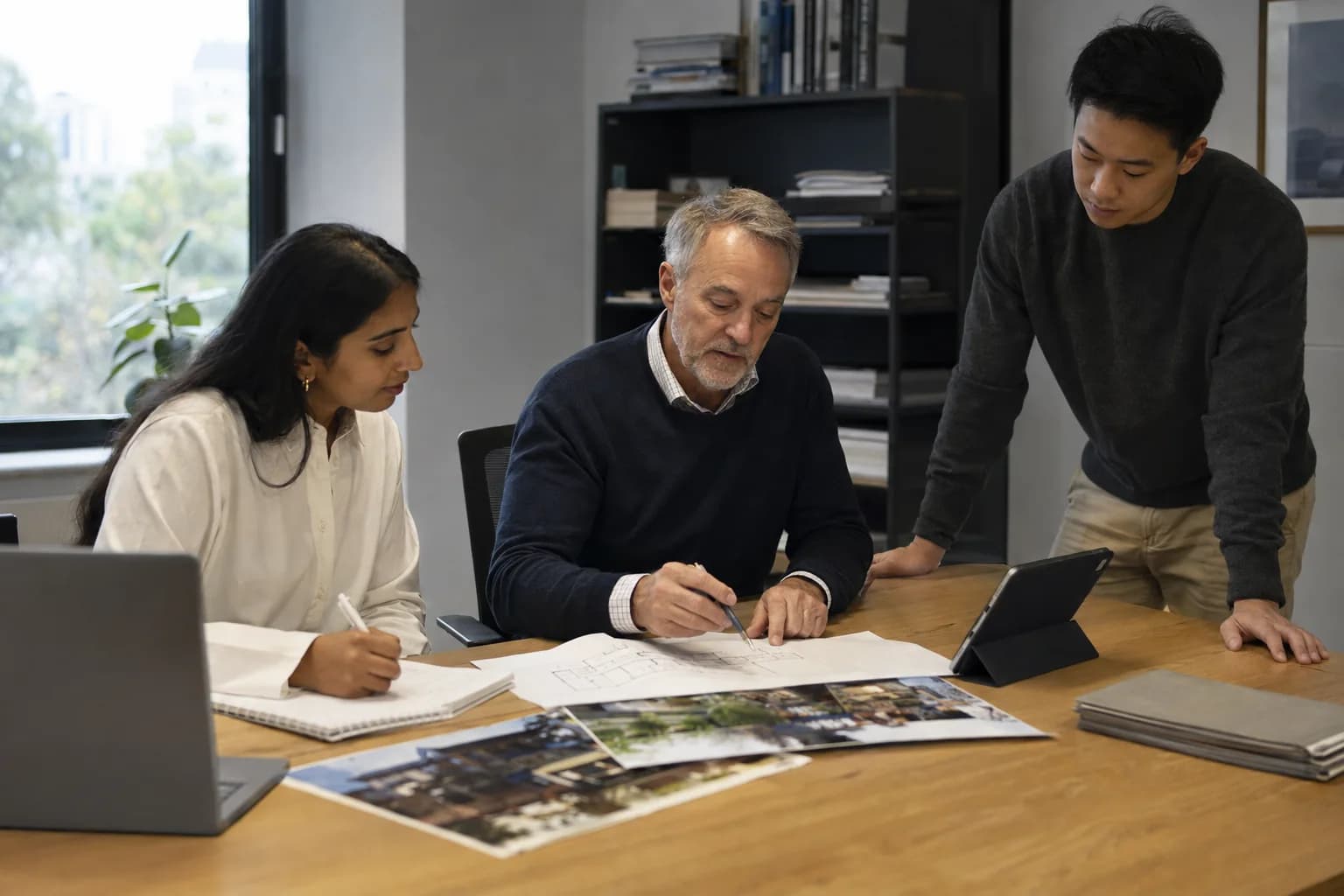 Property valuation professionals reviewing property information